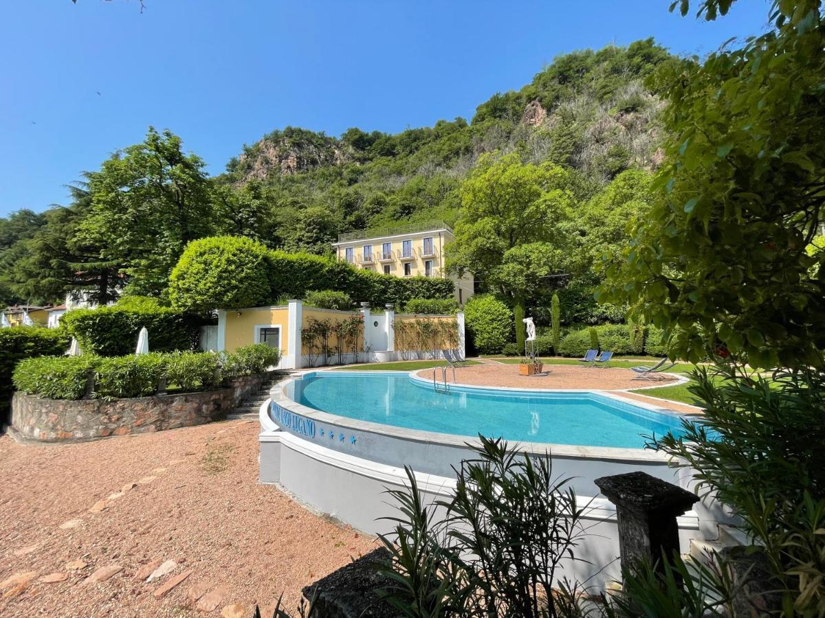 Ville Lago Lugano Porto Ceresio Exterior photo