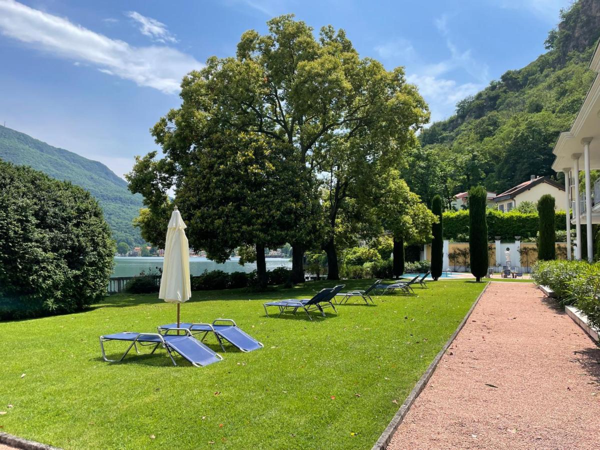 Ville Lago Lugano Porto Ceresio Exterior photo