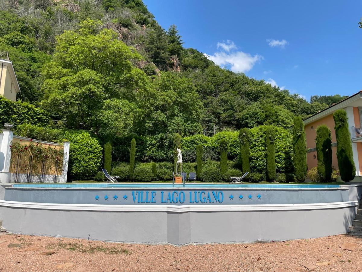 Ville Lago Lugano Porto Ceresio Exterior photo